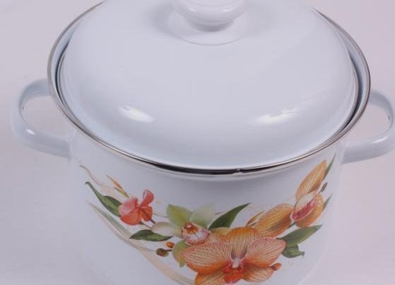 Кастрюля с рисунком 4,5L.эмаль Кастрюля с рисунком 4,5L.эмаль