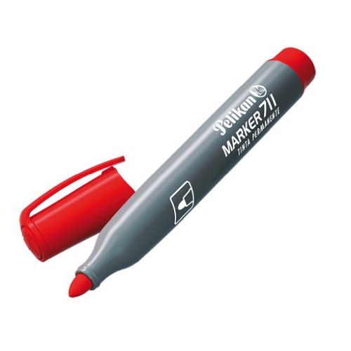 Pelikan Перманентный маркер 711 1,5mm красный (817912)