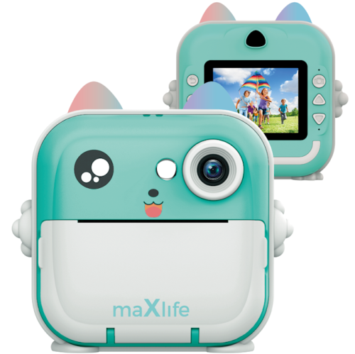 Maxlife MXPC-100 BLUE Детский фотоаппарат с функцией печати