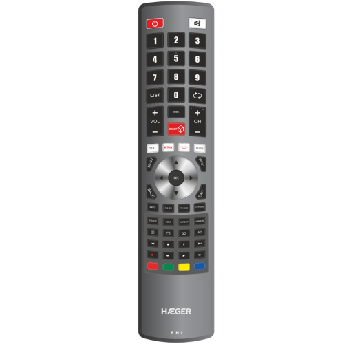 Haeger UR-006.002A Универсальный TV пульт 6in1