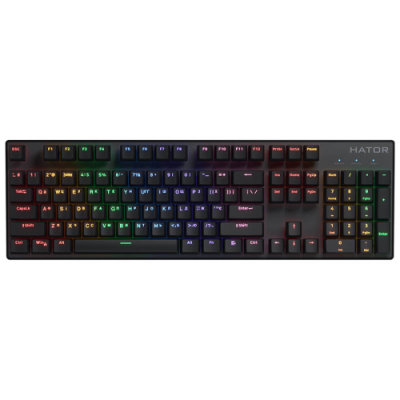 Hator HTK204UA Icefall Mecha Rainbow 104 Беспроводная Игровая клавиатура ENG/UA/RU