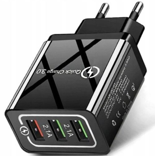 Blackmoon (1231712) 3xUSB зарядное устройство QC 3.0