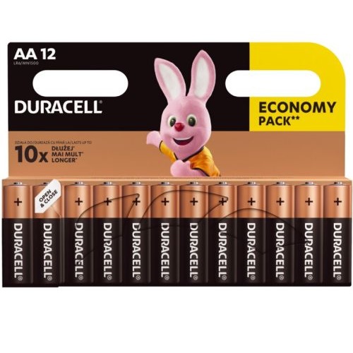 Duracell MN 1500 Basic AA (LR6)  Блистерная упаковка 12шт.