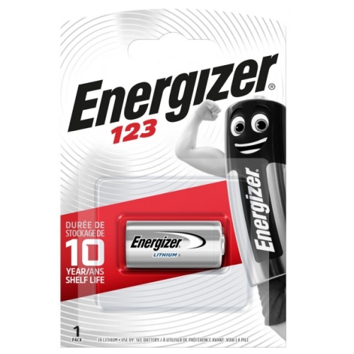 Energizer CR123 БЛИСТЕРНАЯ УПАКОВКА 1ШТ.