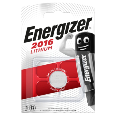 Energizer CR2016 БЛИСТЕРНАЯ УПАКОВКА 1ШТ.