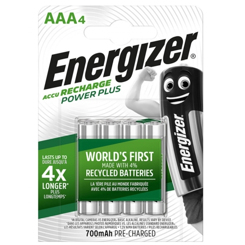 Energizer PRECHARGED HR03 700MAH ALWAYS READY БЛИСТЕРНАЯ УПАКОВКА 4ШТ.