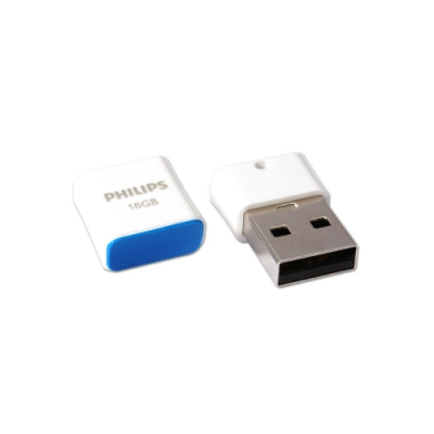 Philips USB 2.0 Flash Drive Pico Edition (синяя) 16GB