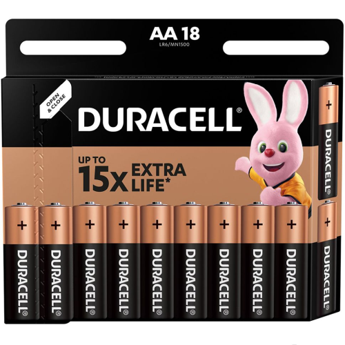 Duracell MN 1500 Basic AA (LR6)  Блистерная упаковка 18шт.
