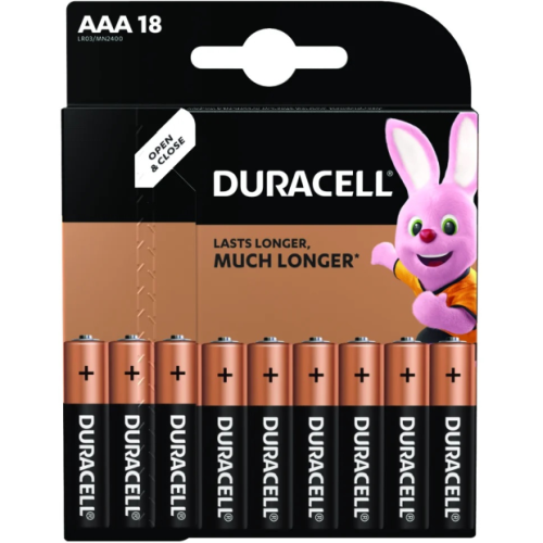 Duracell MN 2400 Basic AAA (LR03) Блистерная упаковка 18шт.