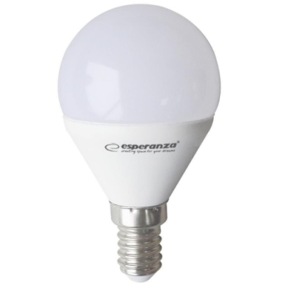 Esperanza ELL152 LED светодиодная лампа E14 G45 6W 3000K 580lm
