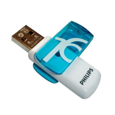 Philips USB 2.0 Flash Drive Vivid Edition (синяя) 16GB