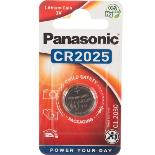 Panasonic CR2025-1BB Блистерная упаковка 1шт.