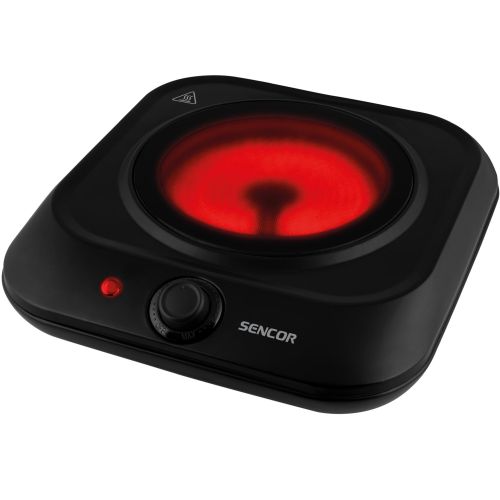 Sencor SCP 1763BK Infrasarkanā keramikas galda plītiņa ar 1 sildelementu 1200W