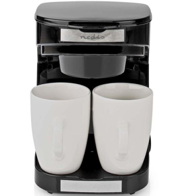Nedis KACM140EBK Кофеварка с 2 кружками в комплекте 0.25L 450W