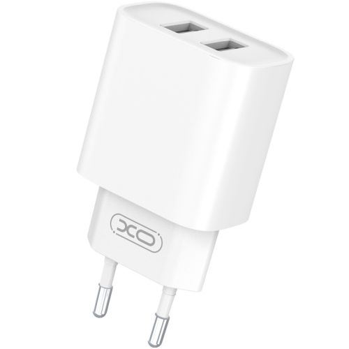 XO CE02C Mobilo telefonu lādētājs 2xUSB 2.1A
