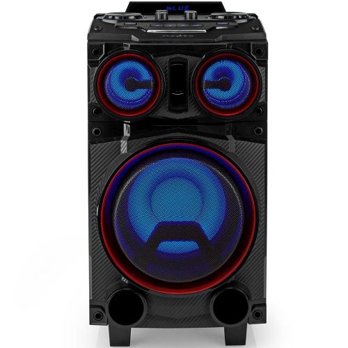 Nedis SPPT800BK USB/MICROSD/MP3/Bluetooth Bezvadu skaļrunis 120W