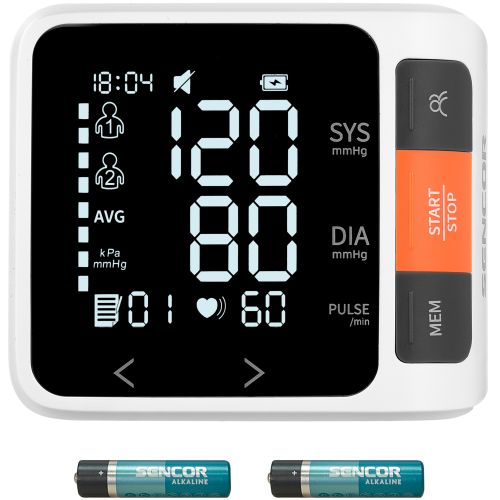 Sencor SBD 0900WH Asinsspiediena mērītājs