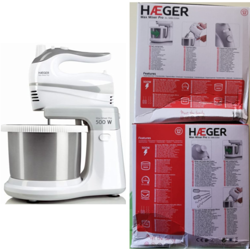 Haeger BL-5BW.009A Max Mixer Pro Миксер с чашей 2L 500W (Поврежденная упаковка)