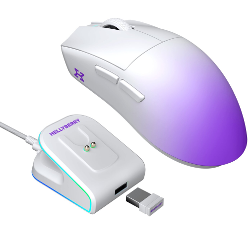 Hellyberry (Powered by Hator) HM47-WP PRO 26000dpi Игровая беспроводная компьютерная мышь