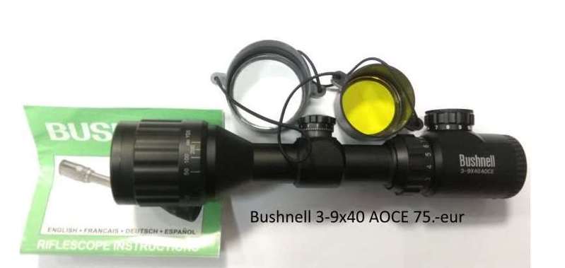 Optiskā redze Bushnell 3-9x40AOCE