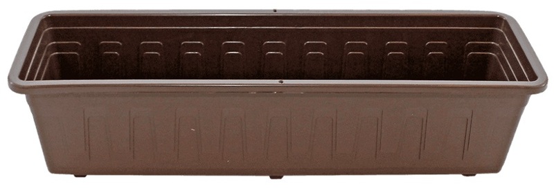 Балконный ящик 80см коричневый