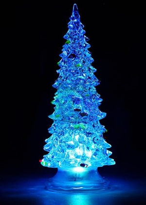 Gaismas LED Ziemassvētku eglīte 22cm