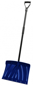 Снежная лопата 45x33cm, металлический черенок D28x